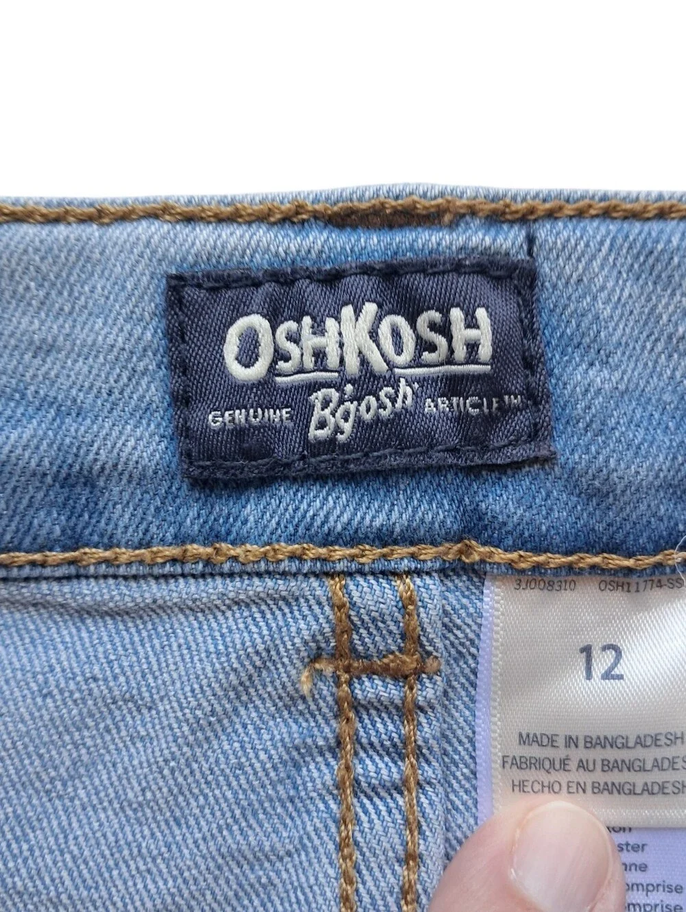 OshKosh B'gosh Light Blue Wide-Leg Jeans Size 12